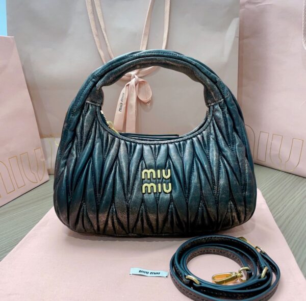 Miu Miu wander matelasse hobo bag